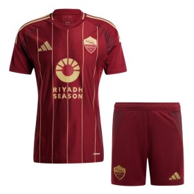 AS Roma Lasten Kotipelipaita 2024-25 Lyhythihainen (+ shortsit)